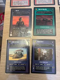 Decipher Star Wars CCG Rare character/ship cards x35 Princess Leia Organa - Image 5