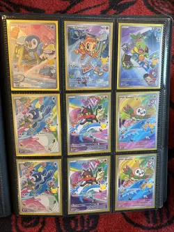 POKEMON 30th ANNIVERSARY Bundle/Partner Illustration Collection 9 Cards Total - Image 1