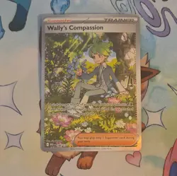 Pokemon TCG Mega Evolution Wally’s Compassion Trainer Card 186/132 Near Mint NM - Image 1