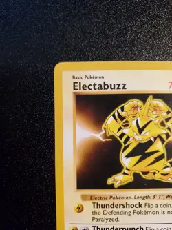 ELECTABUZZ WOTC 20/102 Shadowless Base Set Pokemon 1999 Card - Image 3