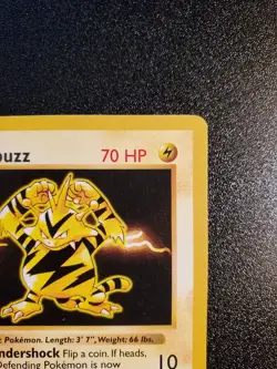 ELECTABUZZ WOTC 20/102 Shadowless Base Set Pokemon 1999 Card - Image 4