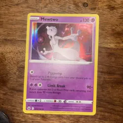 Pokemon TCG Crown Zenith Mewtwo Holo Card 059/159 Rare - Image 1