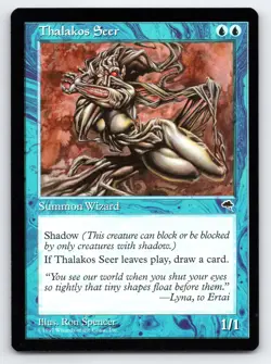 MTG Thalakos Seer Normal C Tempest (TMP) 94 NM Magic - Image 1
