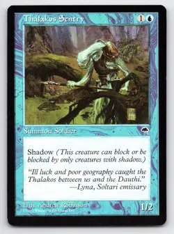 MTG Thalakos Sentry Normal C Tempest (TMP) 95 NM Magic - Image 1