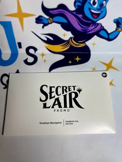 Magic MTG Deadeye Navigator Secret lair box sealed rainbow foil spongebob - Image 1