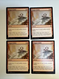 4x Mtg Jumpstart Dragon Fodder NM/M Magic The Gathering - Image 1