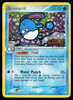 Azumarill 1/109 Rare Reverse Holo Stamped Team Rocket Returns Pokemon Card - Image 1