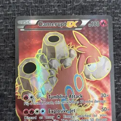 Camerupt EX (146 Full Art) 146/160 (LP) - XY - Primal Clash - Pokemon TCG - Image 2