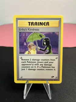 Erika's Kindness 103/132 Rare Trainer Pokemon Gym Challenge Vintage Trading Card - Image 1