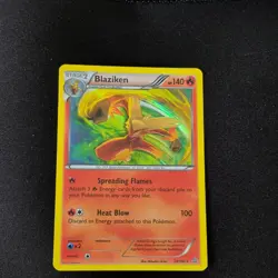Pokemon Blaziken XY Primal Clash 28/160 Holo Rare Stage 2 HP140 Card - Image 1