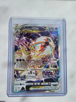Pokemon Deoxys VSTAR GG46/GG70 Crown Zenith Galarian Gallery Ultra Rare Holo - Image 1