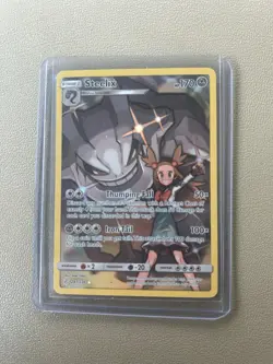 Pokemon Steelix Full Art Secret Rare Holo SM Cosmic Eclipse 247/236 170HP - Image 1