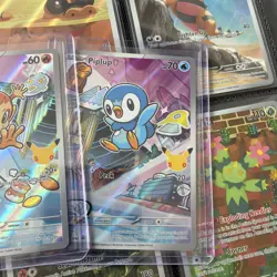 Pokemon First Partner Illustration Collection Turtwig Chimchar Piplup Promo Set - Image 4