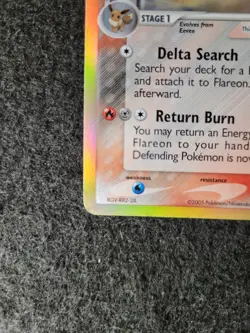 Pokemon - EX Delta Species - Flareon 5/113 Reverse Holo - Image 5