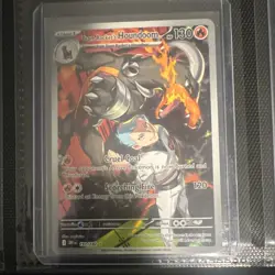 Pokemon TCG Team Rocket's Houndoom SV10 191/182 Full Art Holo 130 HP - Image 1