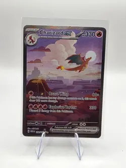 Pokemon Charizard ex Special Illustration Rare Holo 199/165 330 HP S&V 151 - Image 1