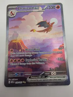 Pokemon Charizard ex Special Illustration Rare Holo 199/165 330 HP S&V 151 - Image 4