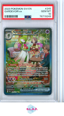 GARDEVOIR EX POKEMON TCG 245 2023 SCARLET & VIOLET HOLO ENGLISH PSA 10 - Image 1