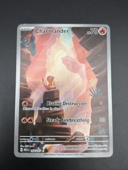 Charmander 168/165 Scarlet & Violet Pokemon 151 IR/Illustration Rare - Image 1