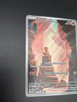 Charmander 168/165 Scarlet & Violet Pokemon 151 IR/Illustration Rare - Image 2