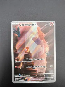 Charmander 168/165 Scarlet & Violet Pokemon 151 IR/Illustration Rare - Image 3