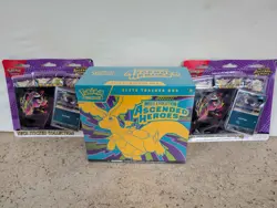 Pokemon TCG Ascended Heros Trainer Box & Tech Sticker Bundle New Sealed - Image 1