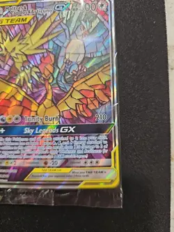 Moltres Zapdos Articuno GX SM210 Pokemon Sun Moon Black Star Promo English NM - Image 4