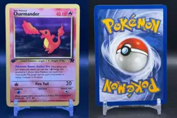 Charmander 50/82 Common Team Rocket Pokemon 1st Edition NM - Image 3