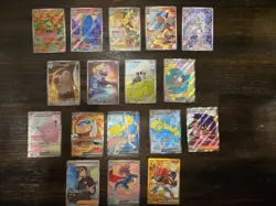 Pokemon TCG Journey Together Lot of 17 Full Arts - Image 1
