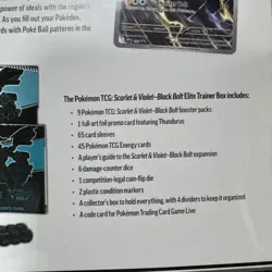 Pokemon TCG Scarlet & Violet: Black Bolt - Elite Trainer Box ETB -New and SEALED - Image 3