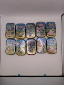 Pokemon TCG Ascended Heroes MINI TIN DISPLAY BOX Factory Sealed 10x Tins - Image 5
