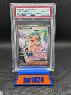 Pokemon Special Illustration Rare Lisia's Appeal #246 PSA 10 - Image 1