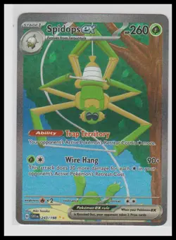 Pokemon SV01: Scarlet & Violet Base Set #243/198 Spidops ex - Image 1