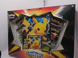 Pokemon TCG Shining Fates Pikachu v Collection Box Factory Sealed - Image 3