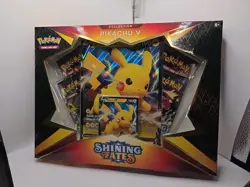 Pokemon TCG Shining Fates Pikachu v Collection Box Factory Sealed - Image 5