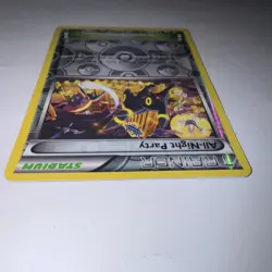 All-Night Party 96/122 Pokemon Breakpoint Reverse Holo Uncommon - Image 2
