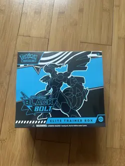Pokemon Scarlet and Violet Black Bolt Elite Trainer Box ETB SEALED - Image 1