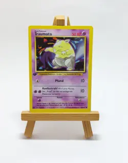 Traumato 49/102 1st Edition Base Set Deutsch Pokemon 1999 - Image 1