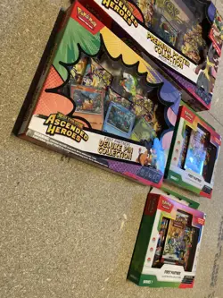 Pokemon Ascended Heroes Premium Poster, 1st illustration box x2 & Pin Collection - Image 2