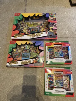 Pokemon Ascended Heroes Premium Poster, 1st illustration box x2 & Pin Collection - Image 4