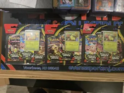 Pokemon TCG Lot Of (3) Perfect Order, 3 Pack Blister, Chikorita - Image 1