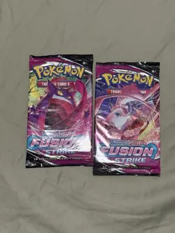 Lot Of Two (2) - Pokemon TCG Fusion Strike Booster Packs!! - Image 1