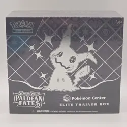 Sealed Paldean Fates Pokemon Center Elite Trainer Box Scarlet & Violet - Image 1