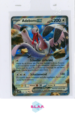 ADEBOM EX POKEMON 156/182 2023 PAR PARADOX RIFT GERMAN - Image 1