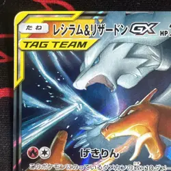 Reshiram & Charizard GX - Tag Team GX - 016/173 RR All Stars Japanese - Pokemon - Image 2