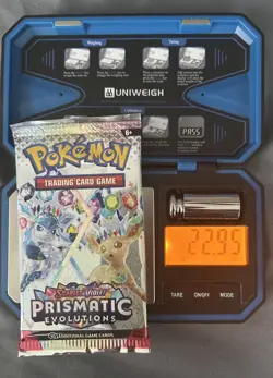 VERY HEAVY 🔥22.95g🔥 Pokemon TCG Prismatic Evolutions Booster Pack SEALED - Image 1
