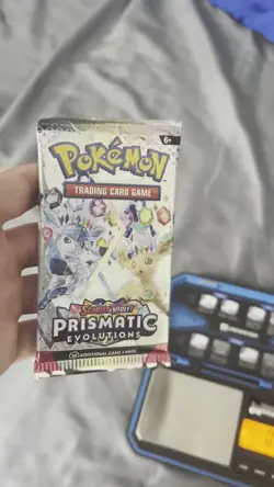 VERY HEAVY 🔥22.95g🔥 Pokemon TCG Prismatic Evolutions Booster Pack SEALED - Image 2