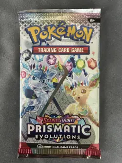 VERY HEAVY 🔥22.95g🔥 Pokemon TCG Prismatic Evolutions Booster Pack SEALED - Image 3