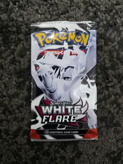 Pokemon TCG Scarlet and Violet White Flare Booster Pack Sealed - Image 1