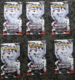 Pokemon TCG Scarlet and Violet White Flare Booster Pack Sealed - Image 2